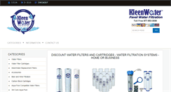 Desktop Screenshot of kleenwater.com